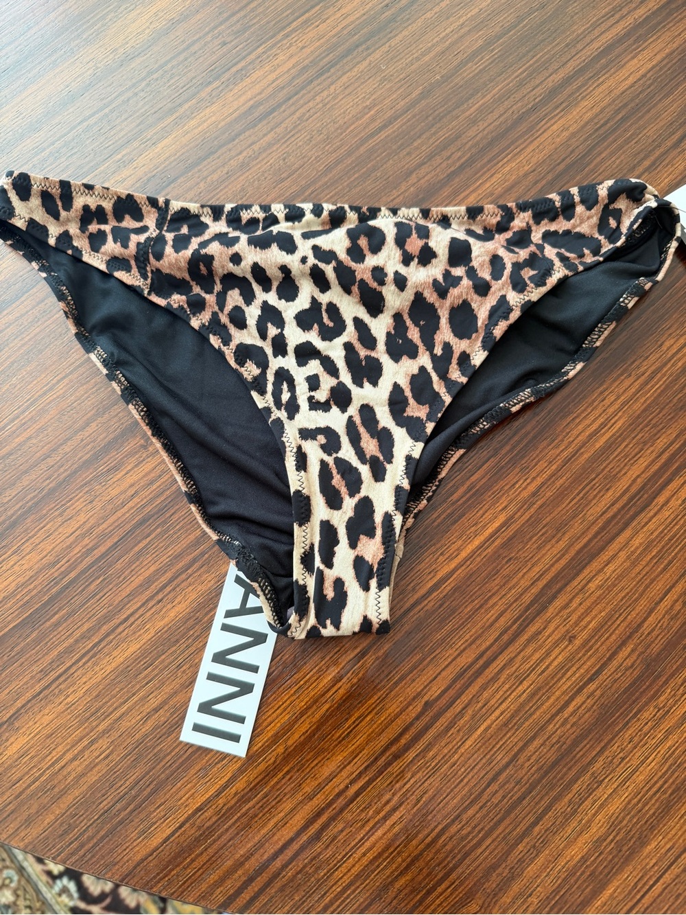Ganni Leopard Bikini Bottoms - NWT